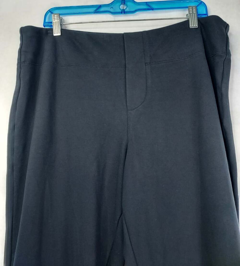 Halara Flex™ High Waisted Back Side Pocket Slight Flare Work Pants Sz XL Crop - Picture 7 of 16